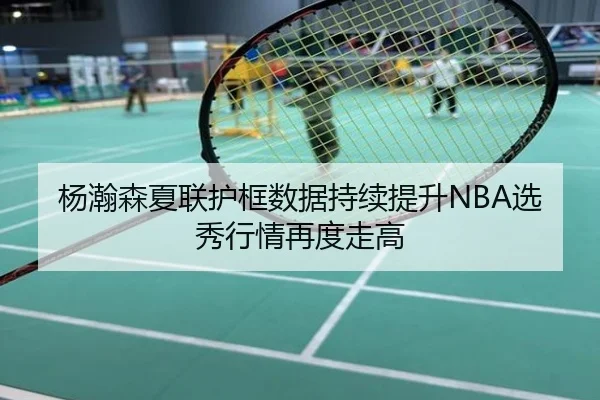 杨瀚森夏联护框数据持续提升NBA选秀行情再度走高 - CS